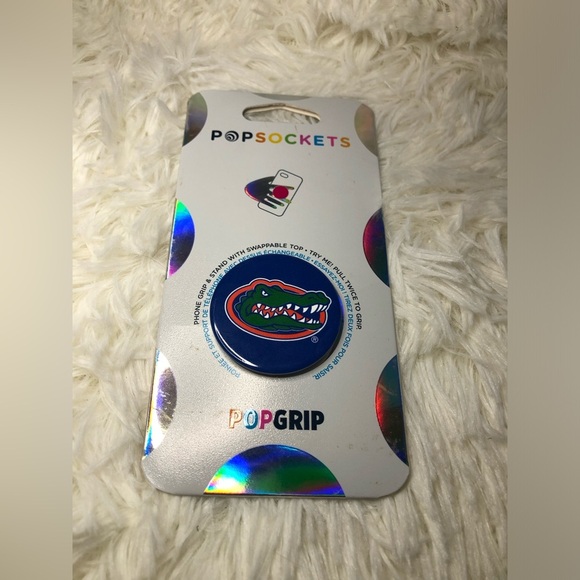 PopSocket PopGrip - Blue with Alligator Design - Picture 5 of 7